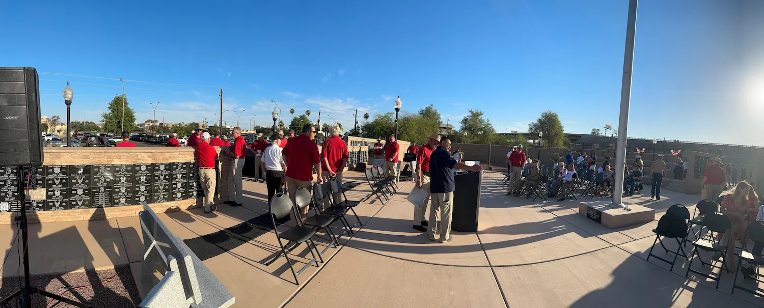 Independence Day Flag Raising Ceremony at Armed Services Park, Yuma